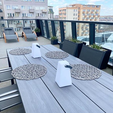 Hanza Tower Apartament Premium Plus Szczecin Dış mekan fotoğraf