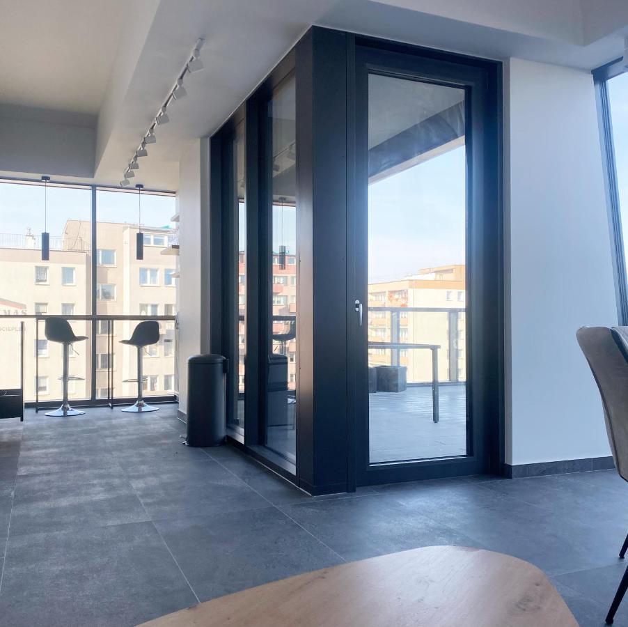 Hanza Tower Apartament Premium Plus Szczecin Dış mekan fotoğraf