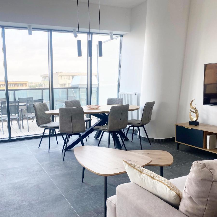 Hanza Tower Apartament Premium Plus Szczecin Dış mekan fotoğraf