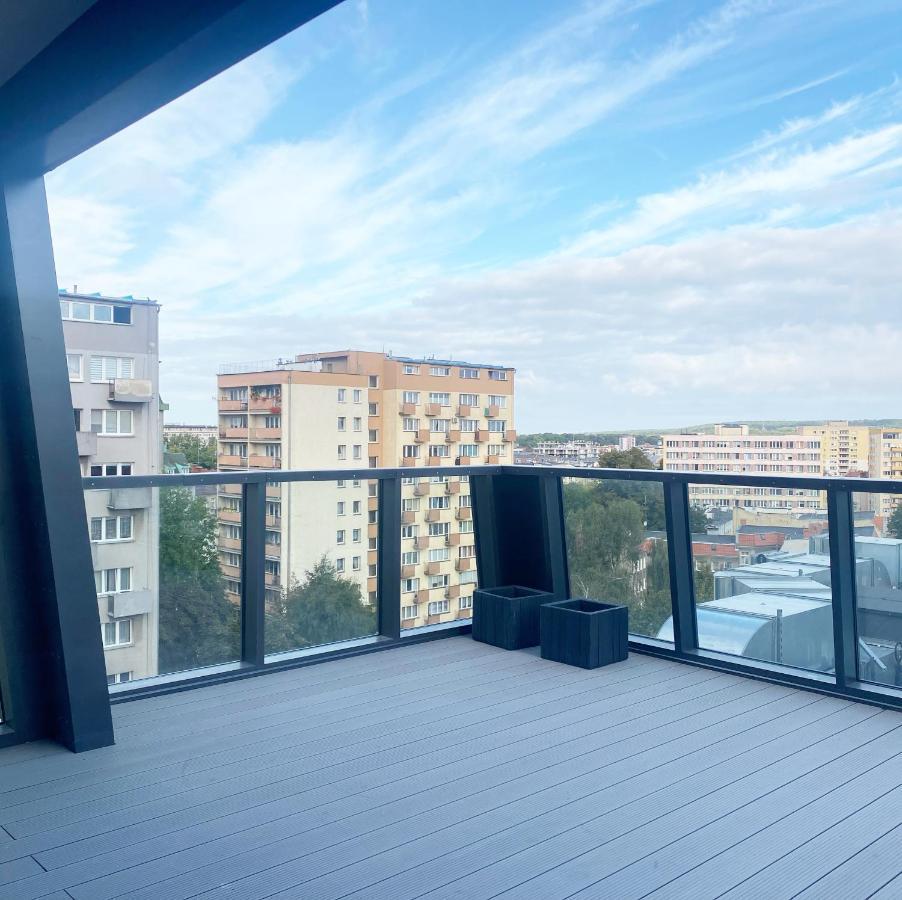 Hanza Tower Apartament Premium Plus Szczecin Dış mekan fotoğraf