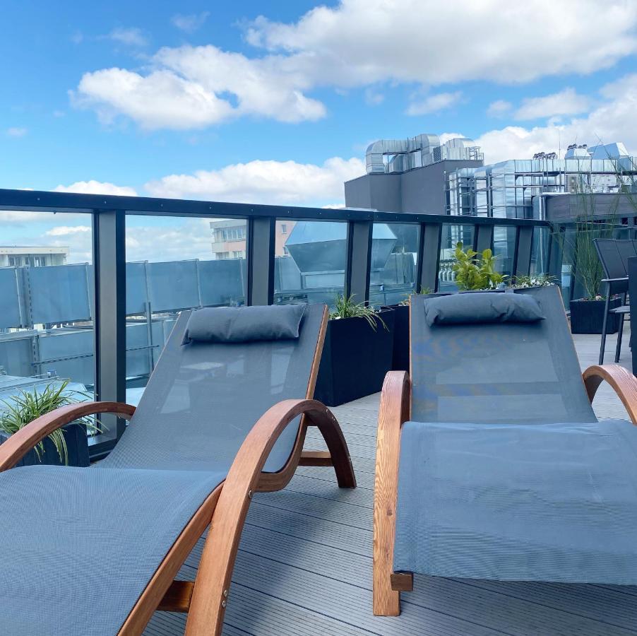 Hanza Tower Apartament Premium Plus Szczecin Dış mekan fotoğraf